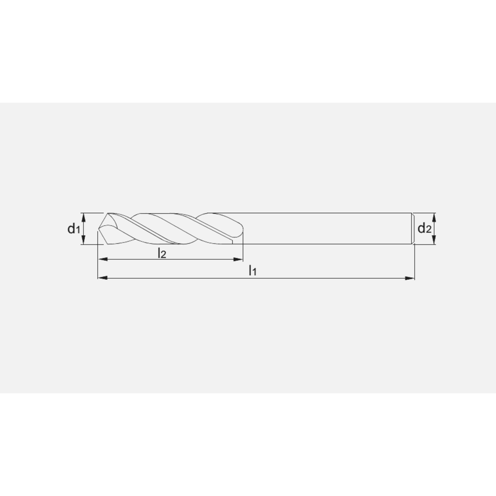 Phantom HSS-E Spiraalboor DIN 1897
