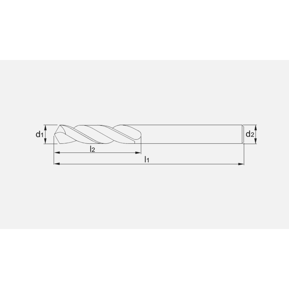 Phantom HSS-E Spiraalboor DIN 1897 TiN