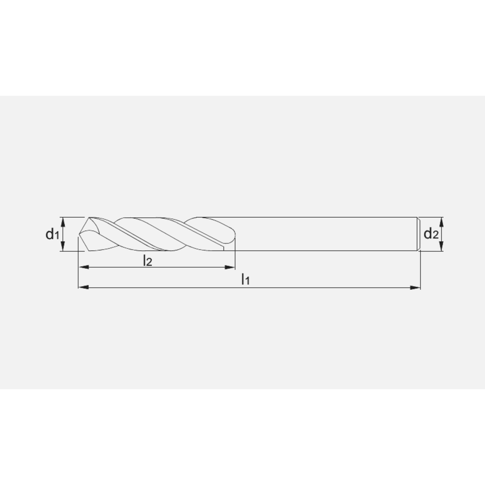 Phantom HM-tip Spiraalboor DIN 8037