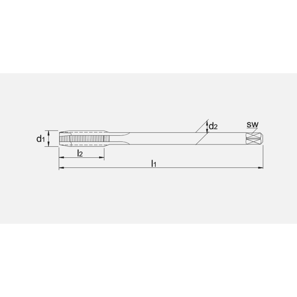 Phantom UNI HSS-E Machinetap DIN 376 Metrisch