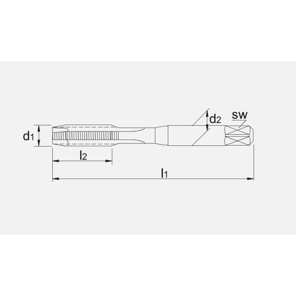 Phantom HSS Machinetap ISO 529 Metrisch