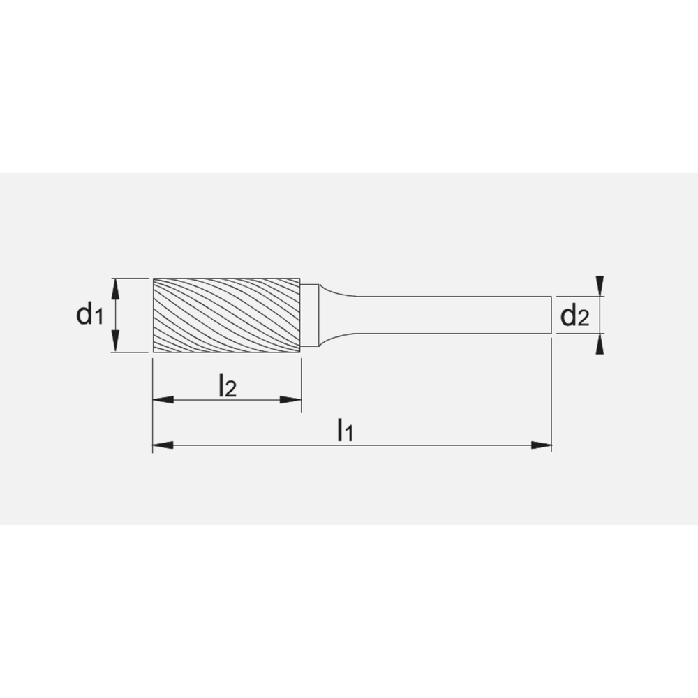 International Tools ECO PRO hardmetaal Stiftfrees model A, cilindrisch