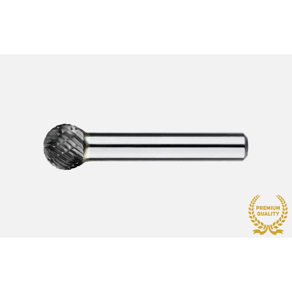 Phantom hardmetaal Stiftfrees model D, kogelvorm, schacht 8 mm