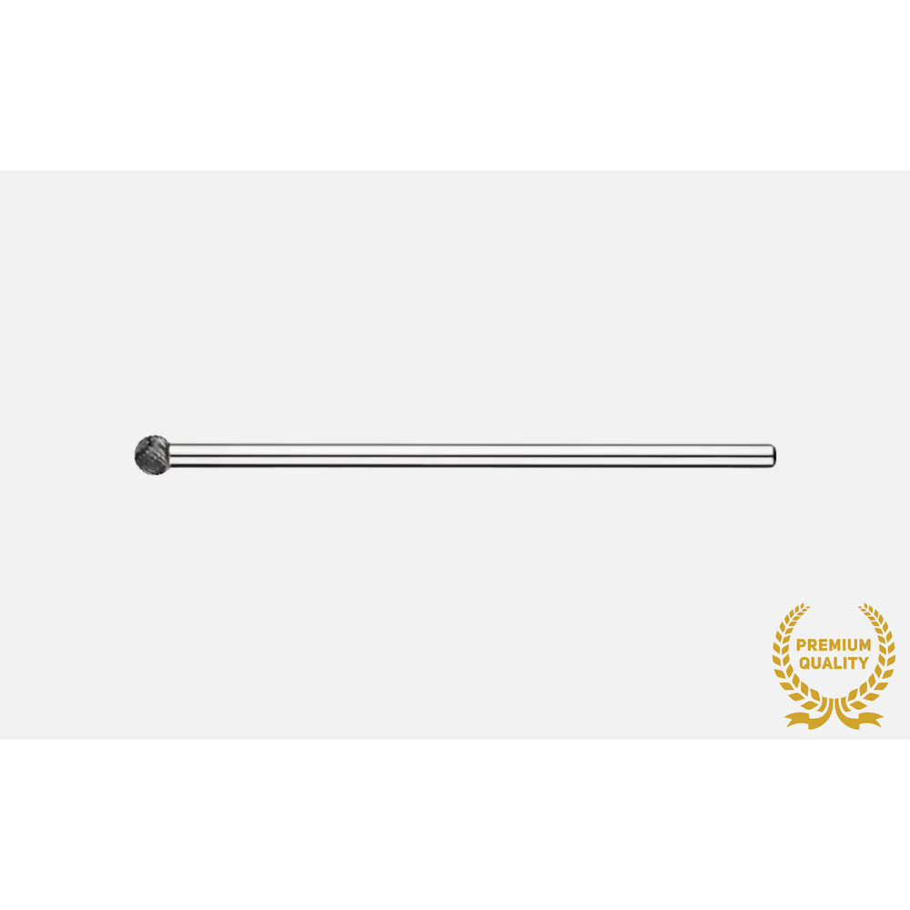 Phantom hardmetaal Stiftfrees model D, kogelvorm, schacht 6 mm, lang