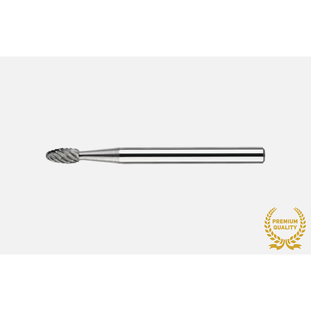 Phantom hardmetaal Stiftfrees model E, druppelvorm, schacht 3 mm