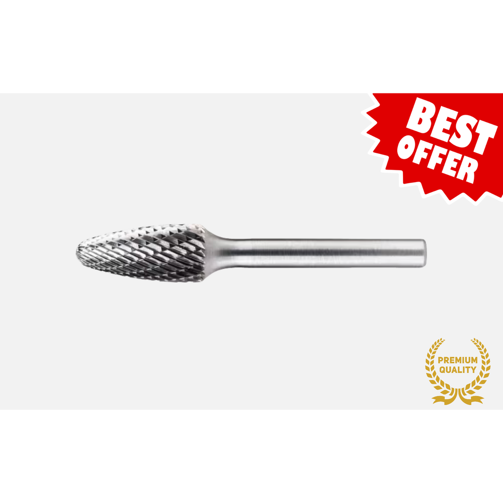 International Tools ECO PRO hardmetaal Stiftfrees model F, boomvorm met ronde kop