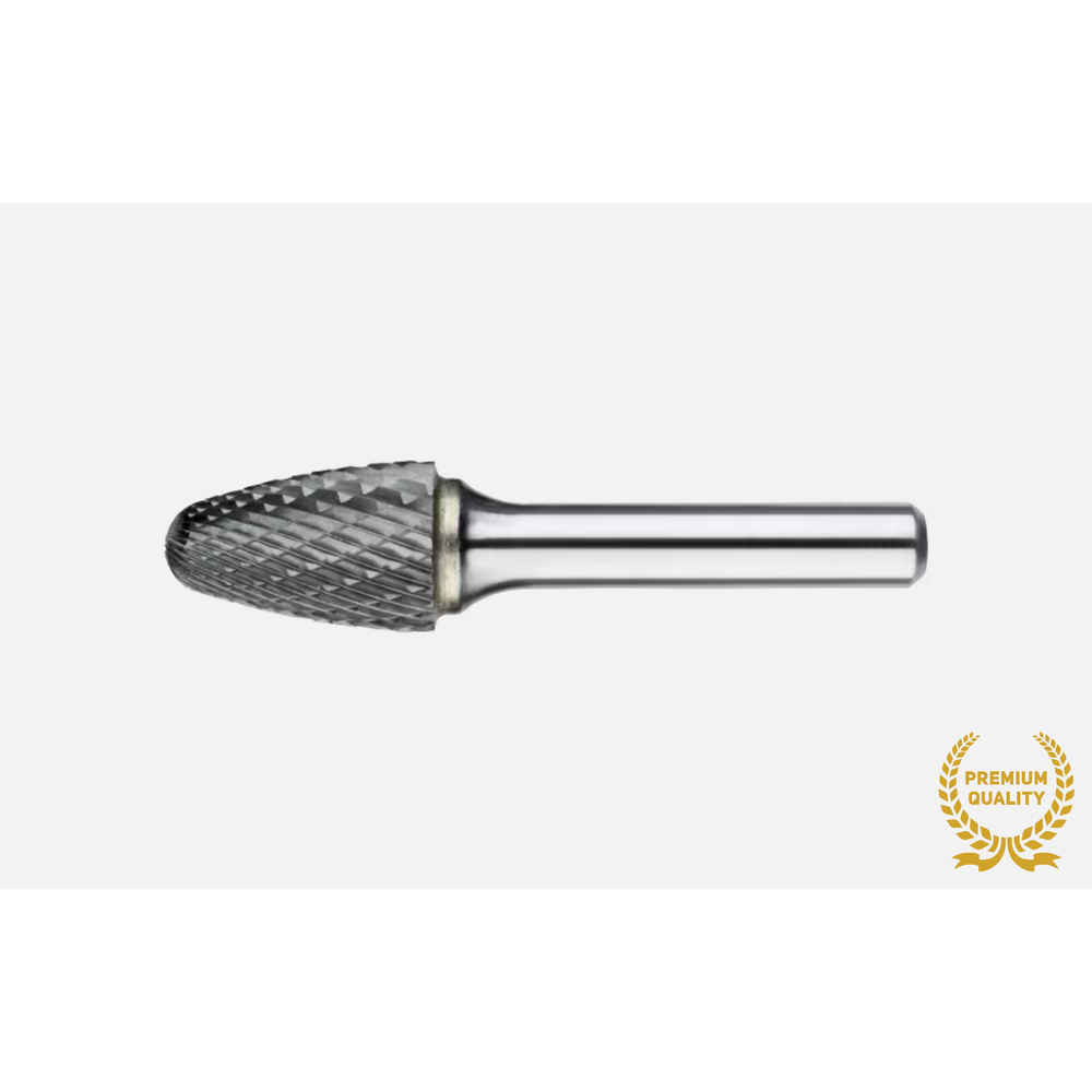 Phantom hardmetaal Stiftfrees model F, boomvorm met ronde kop, schacht 8 mm