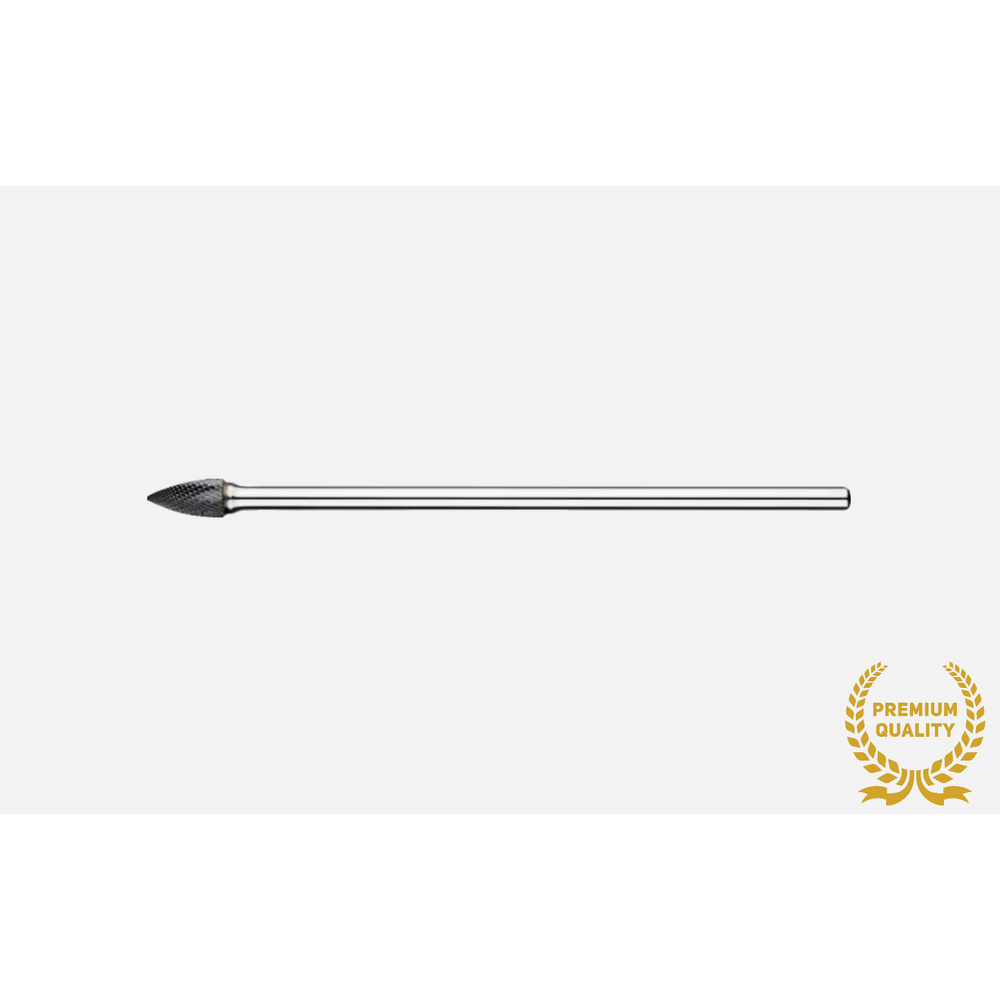 Phantom hardmetaal Stiftfrees model G, boomvorm spits, schacht 6 mm, lang