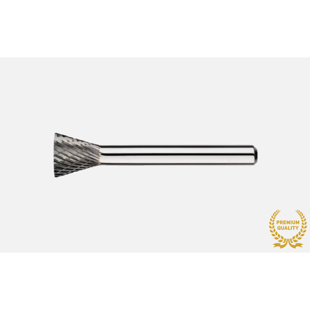 Phantom hardmetaal Stiftfrees model N, omgekeerde kegelvorm, schacht 6 mm