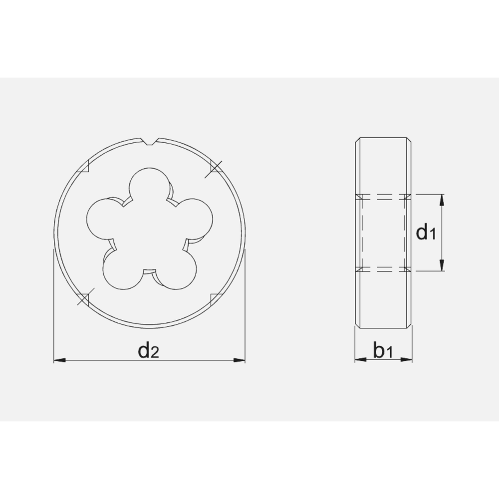 International Tools ECO PRO HSS Ronde Snijplaat DIN EN 22568 Metrisch