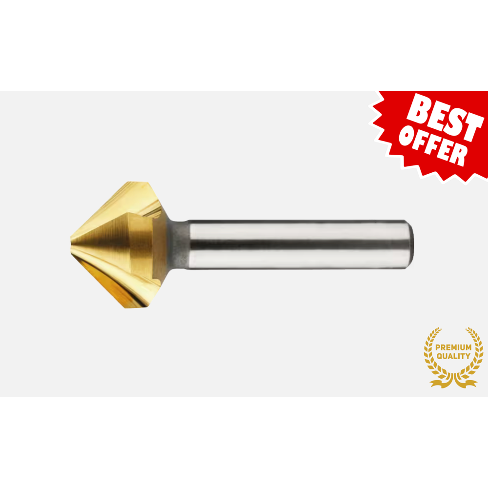 International Tools ECO PRO HSS Verzinkboor DIN 335-C 90°, TiN, 3 snijkanten