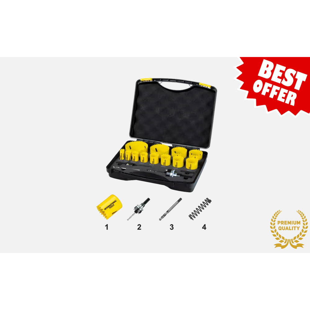 International Tools ECO PRO HSS-Co 8% Bi-Metaal Set Gatzagen 61.090