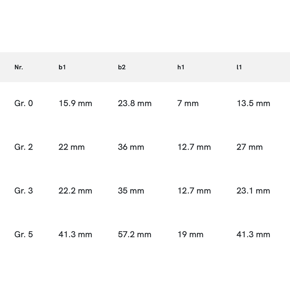 Torax Horizontale Snelspanklem, met horizontale voet