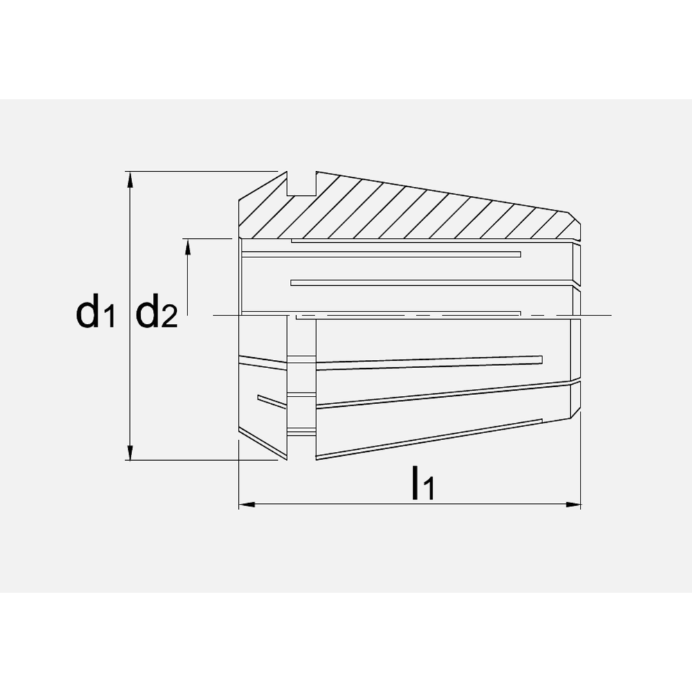 Phantom ISO 15488-B (DIN 6499-B) Spantang ER 16 426E, Ultra precies, 5 µm