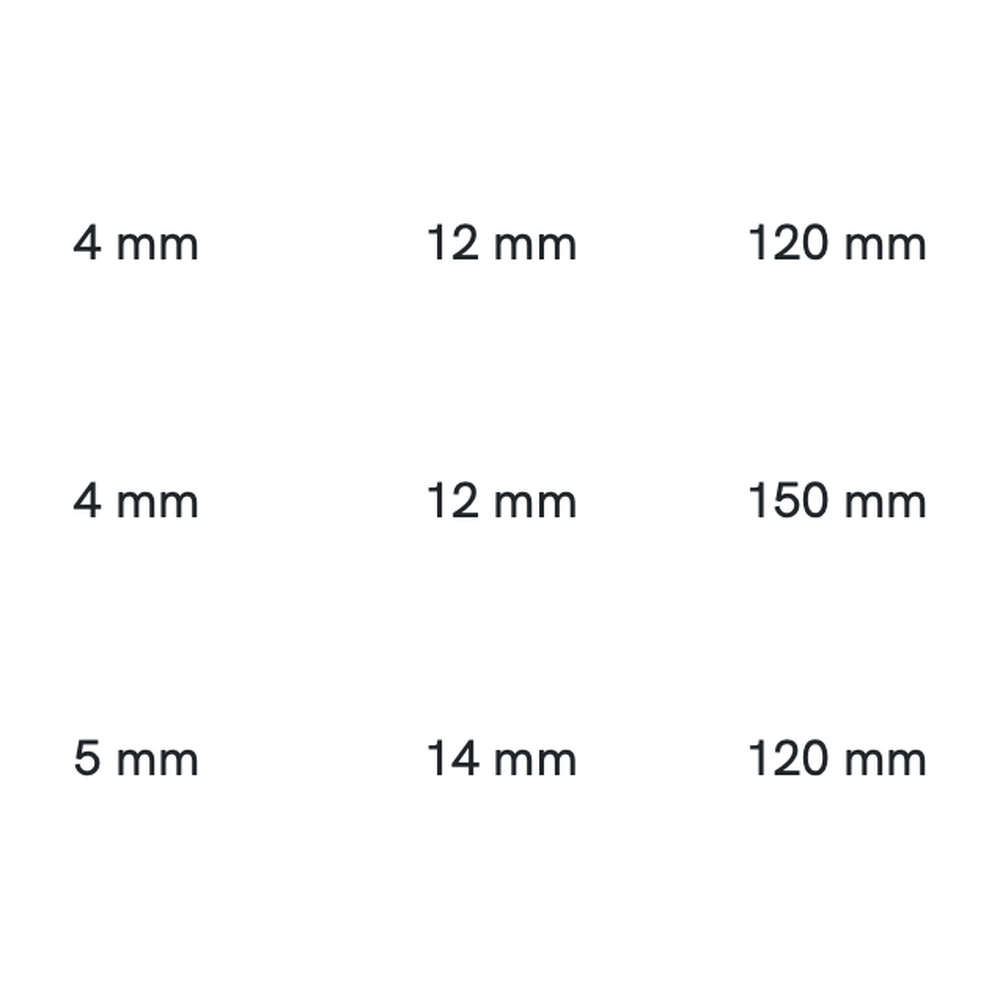Phantom HSS-E Centerboor 60°, lang