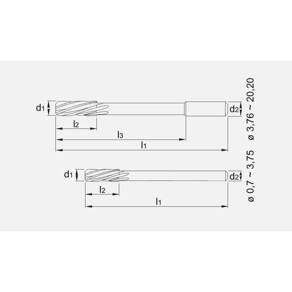 Phantom HSS-E Machineruimer DIN 212 vorm B/D P7