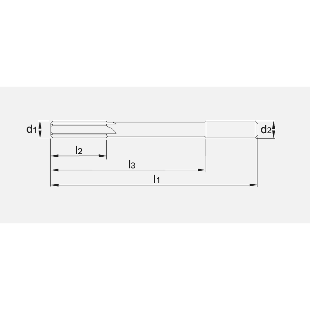 Phantom HSS Machineruimer DIN 212 C 4 H7