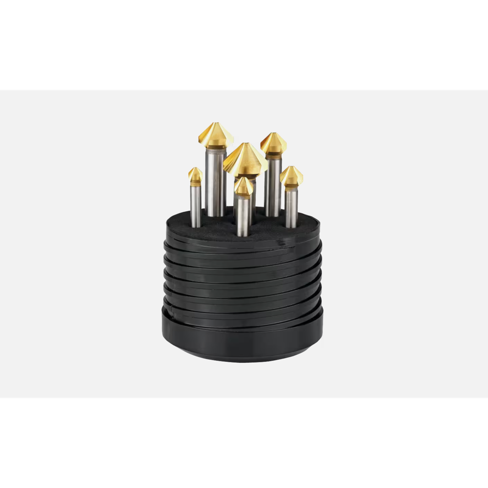 International Tools ECO PRO HSS set Verzinkboren DIN 335-C 42.536, 90°, 3 snijkanten, TiN