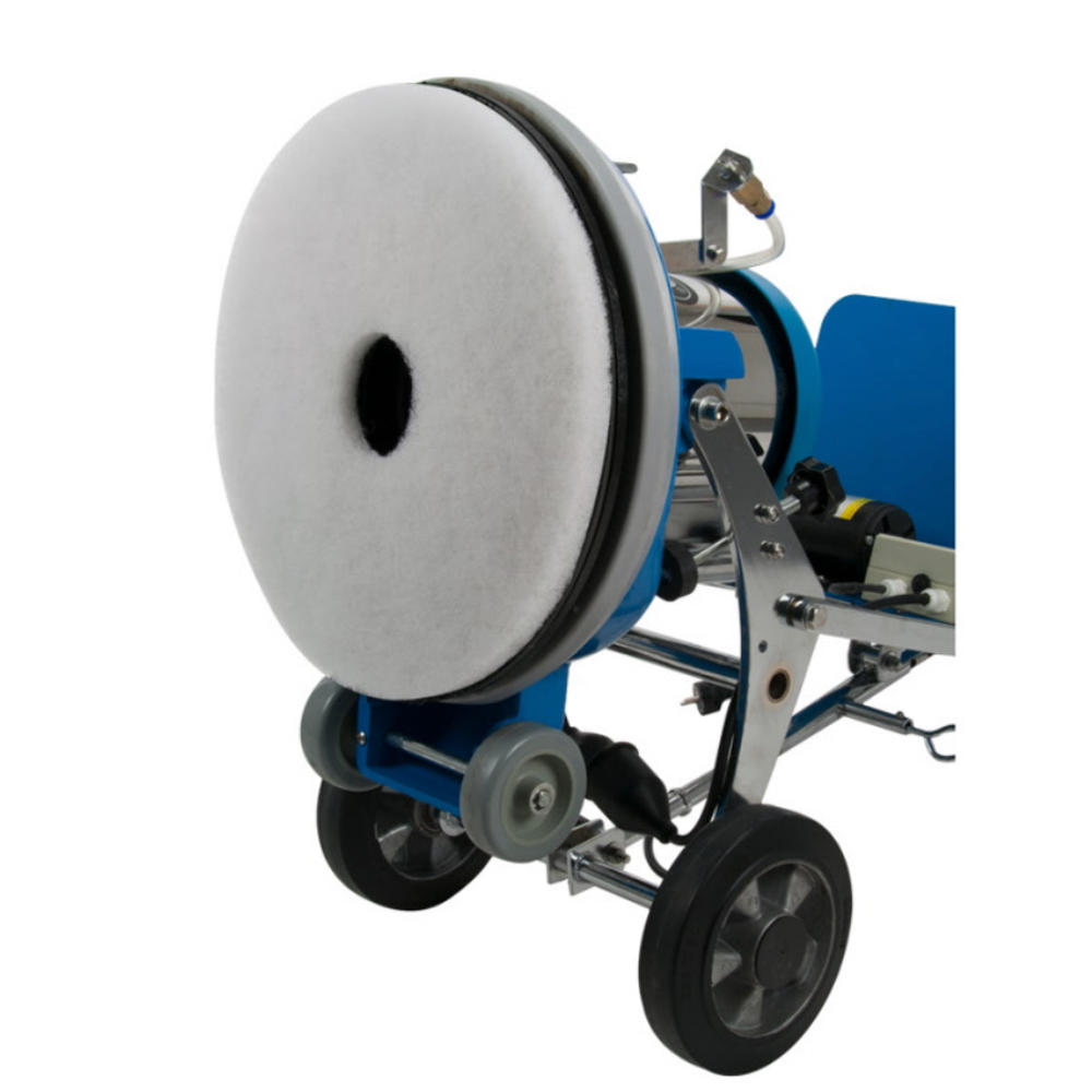 17 inch 1100Watt Boen en schrobmachine met actieve achterwielen & elektrisch sproeisysteem SP5001