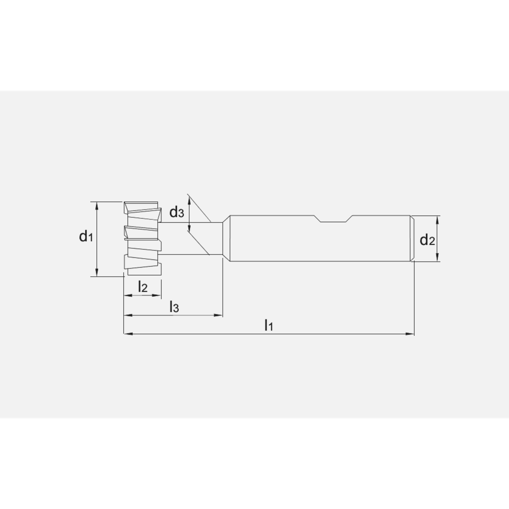 Phantom HSS-E T-Gleuffrees DIN 851-AB kruisvertand