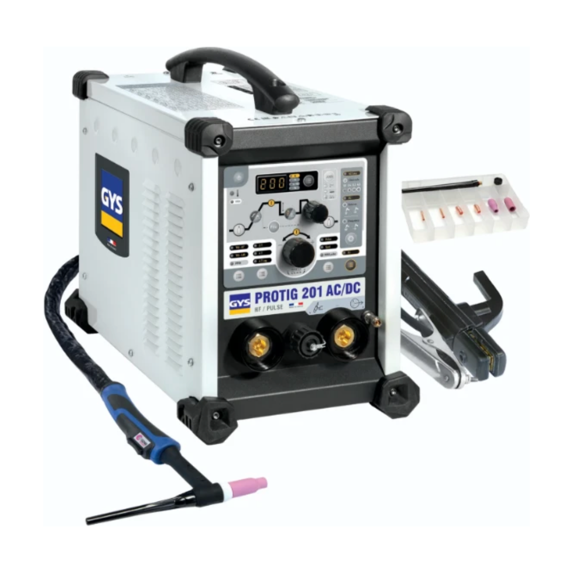 GYS Lasapparaat PROTIG 201 AC/DC, met accessoires