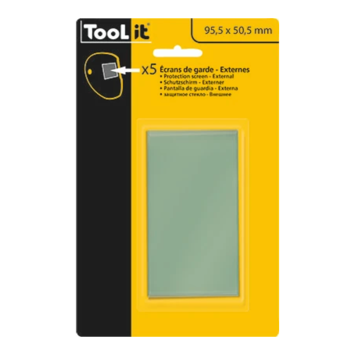 GYS Interne glazen (95.5x50.5), 5st. INT./TECHNO 9