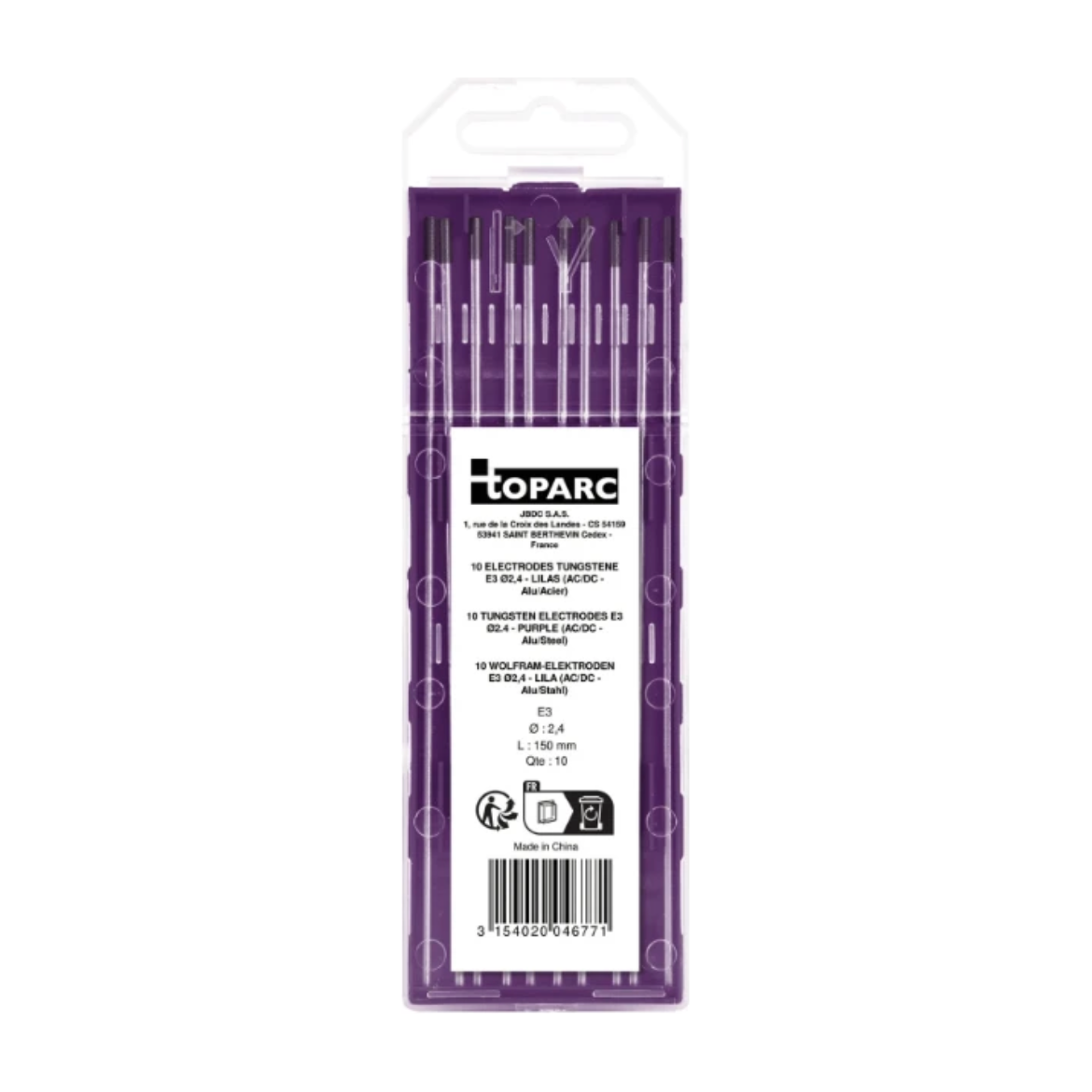 GYS 10 Electroden Tungsten E3 O2.4