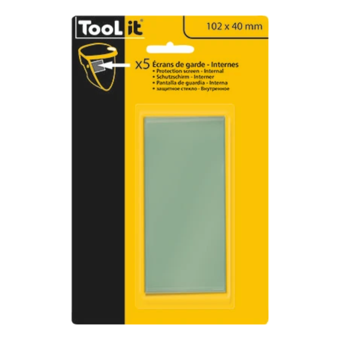 GYS Interne glazen (102x40), 5 stuks