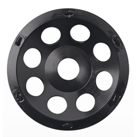 Diamantslijpkop W300 Diameter 125mmx Asgat 22.2mm W-300 Razor Premium betonslijper met zeer agressief slijpgedrag. Met PCD segmenten.