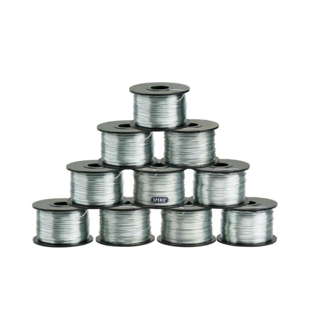 45 rollen Premium verzinkt vlechtdraad tbv. SPERO accu vlechtmachine