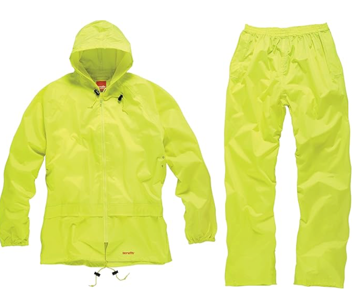 Scruffs T54556 2-delig waterdicht pak geel XL
