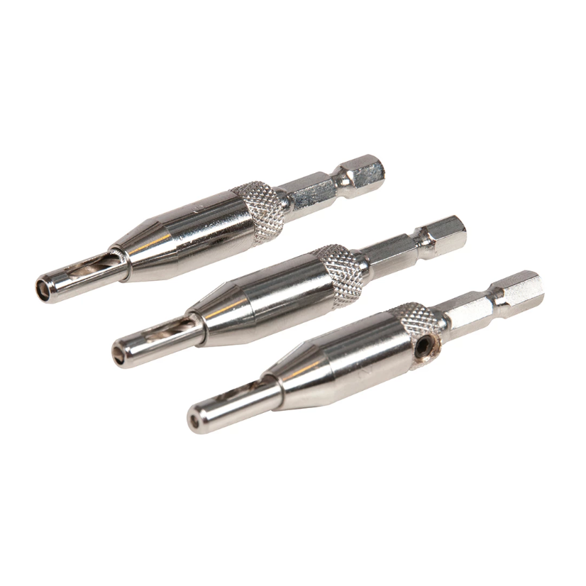 Silverline - 3-delige scharnierboor set