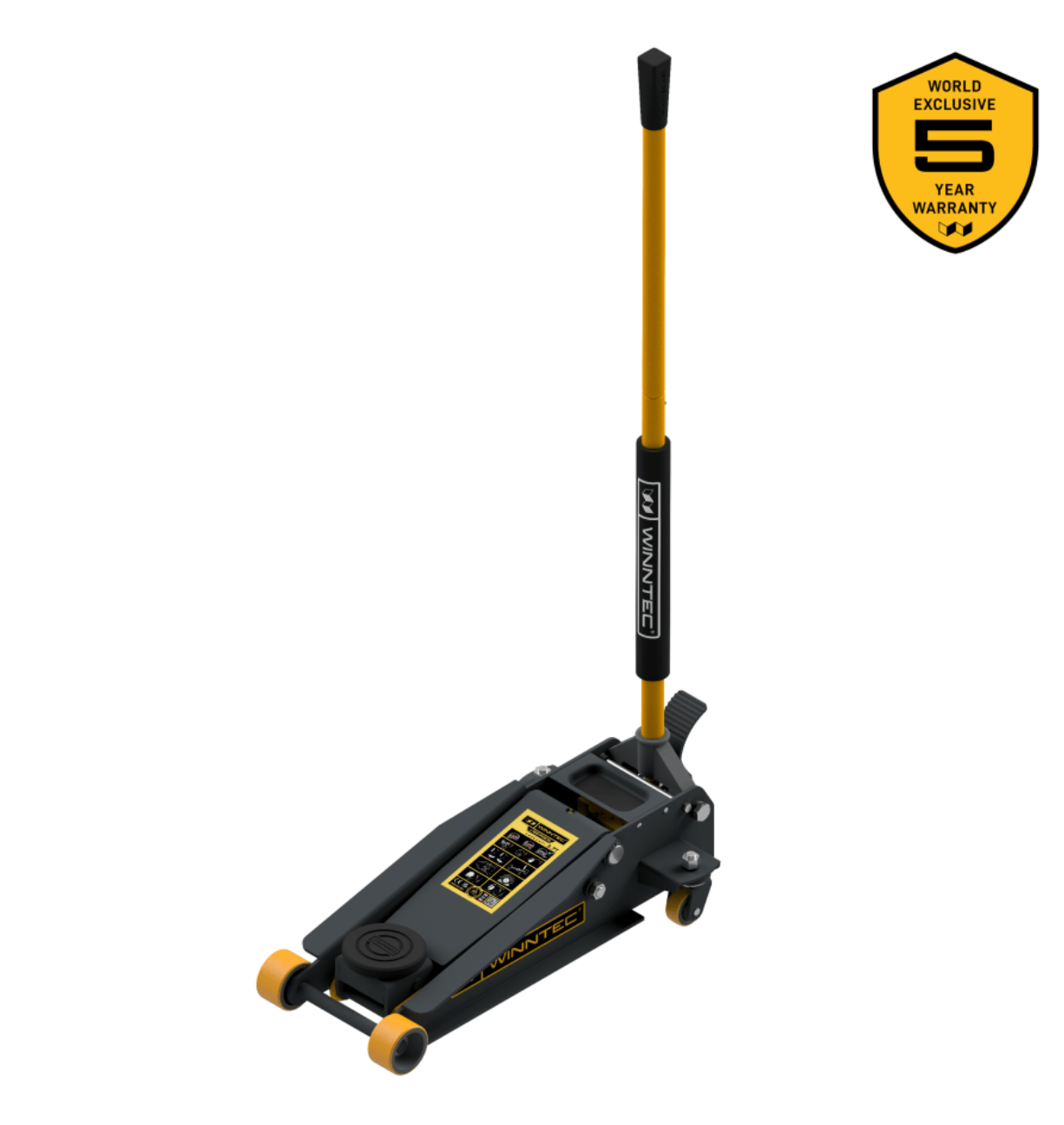 Garagekrik 3,7 ton, voetpedaal