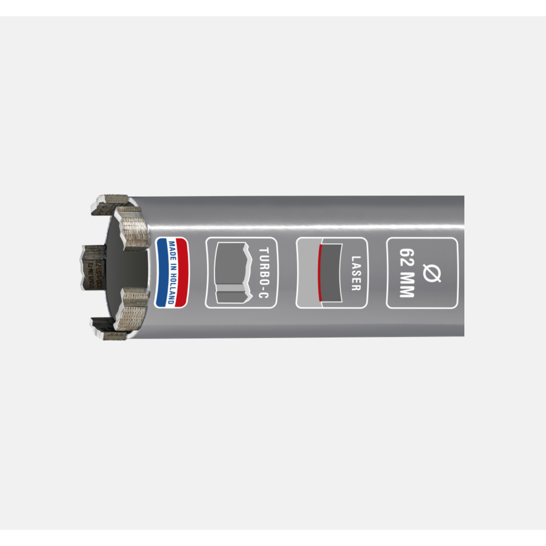 CARAT Laser Diamantboor 5/4" – Classic (kies maat)