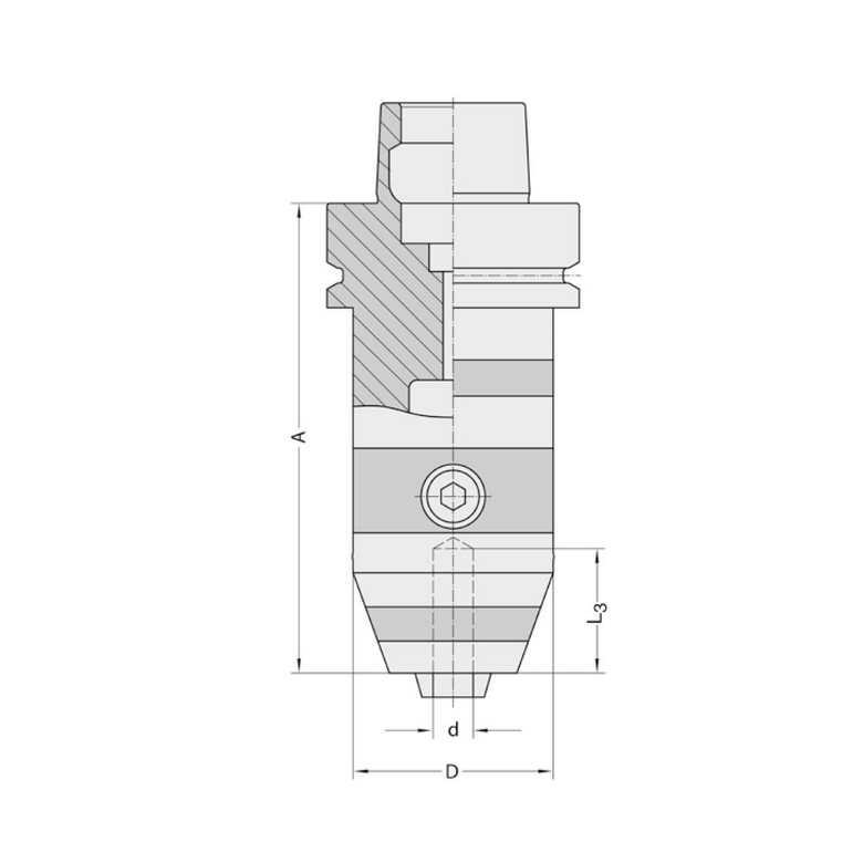 CNC-Universele-boorkop HSK63F
