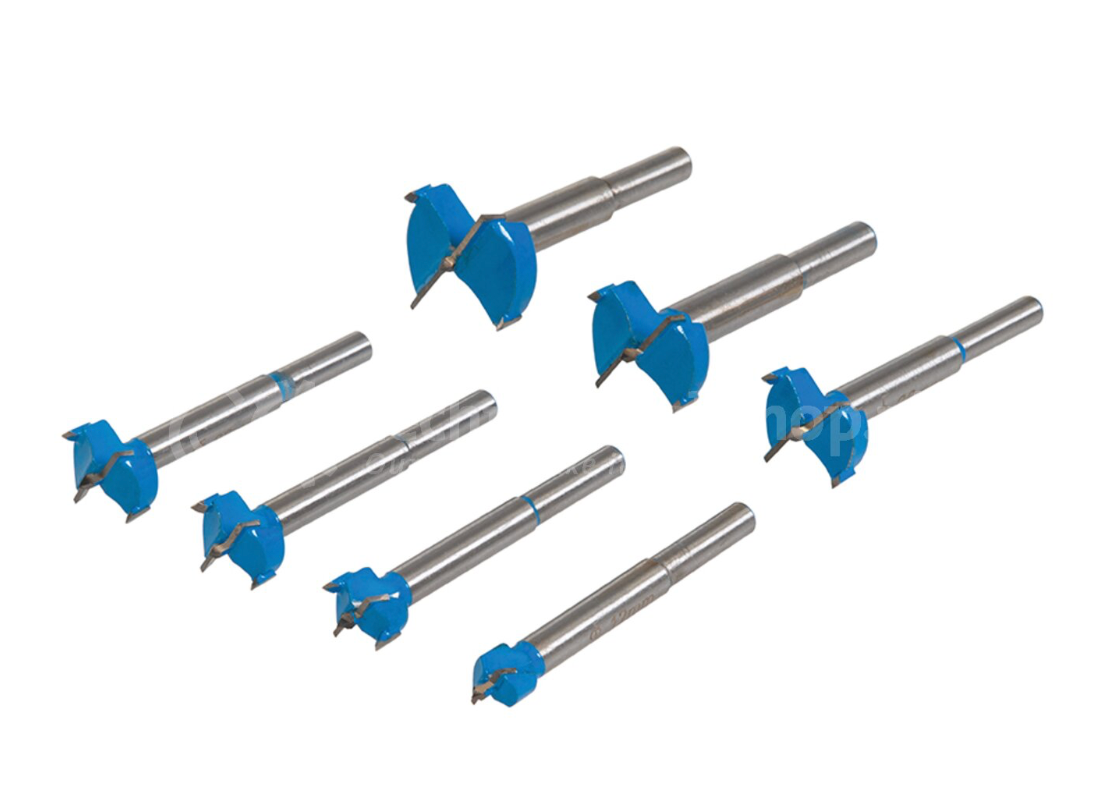 Silverline 7-delige titanium gecoate forstnerboor set, 12 - 35 mm