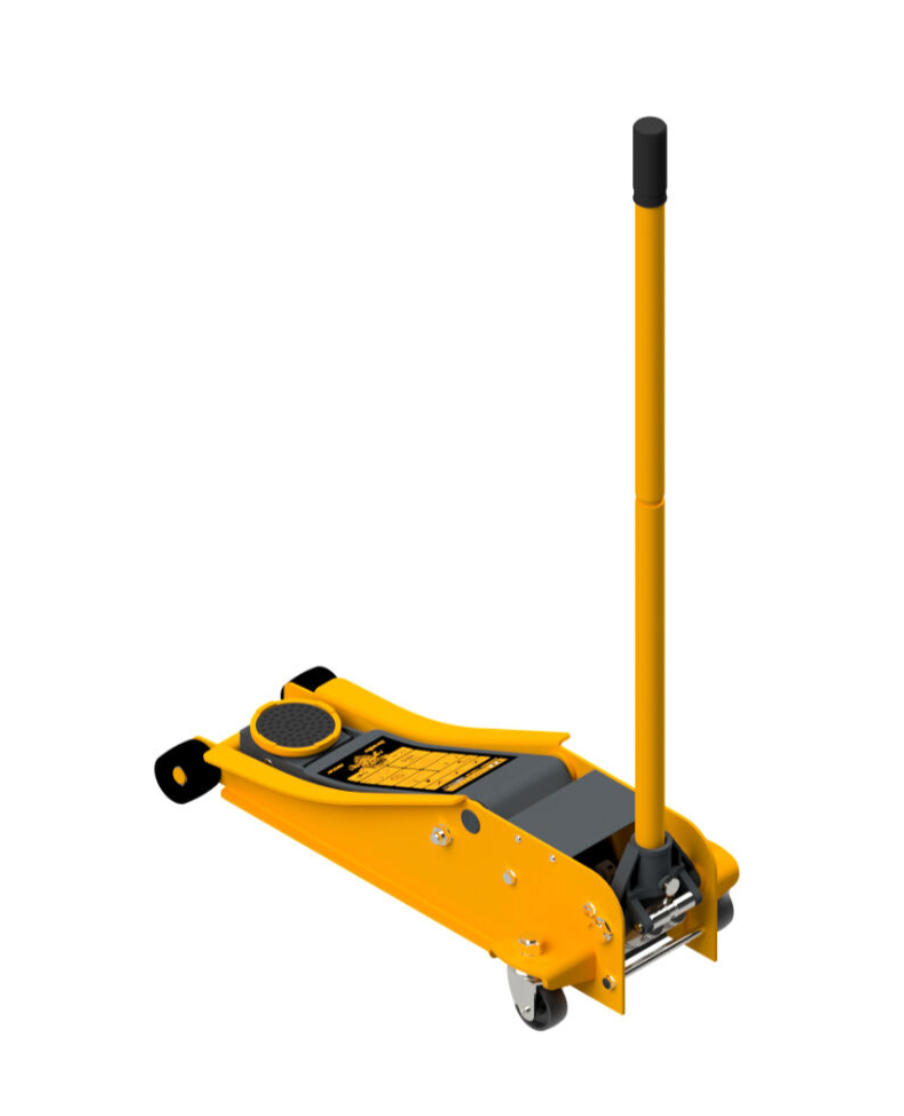 Garagekrik 2,5 ton turbo lift, nylon wielen