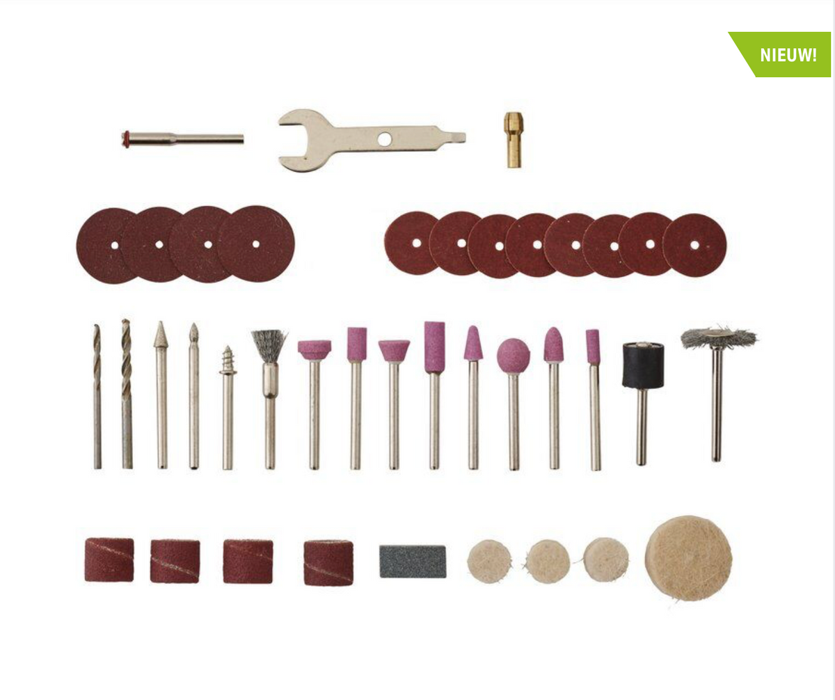Accessoireset voor multislijper, 40dlg | Draper Tools