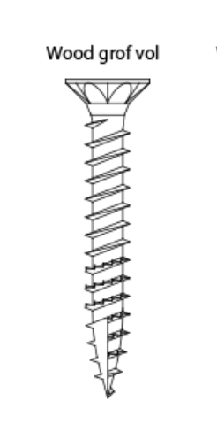 Wofix Spaanplaatschroeven Wood Pozidrive 3