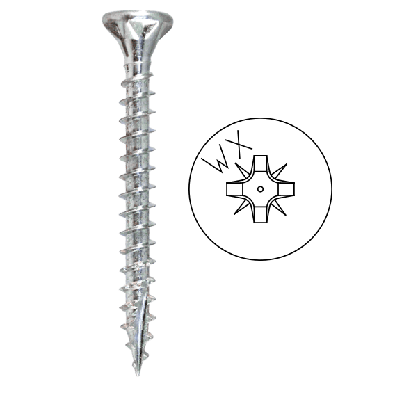 Wofix Spaanplaatschroeven Deeldraad Pozidrive 2