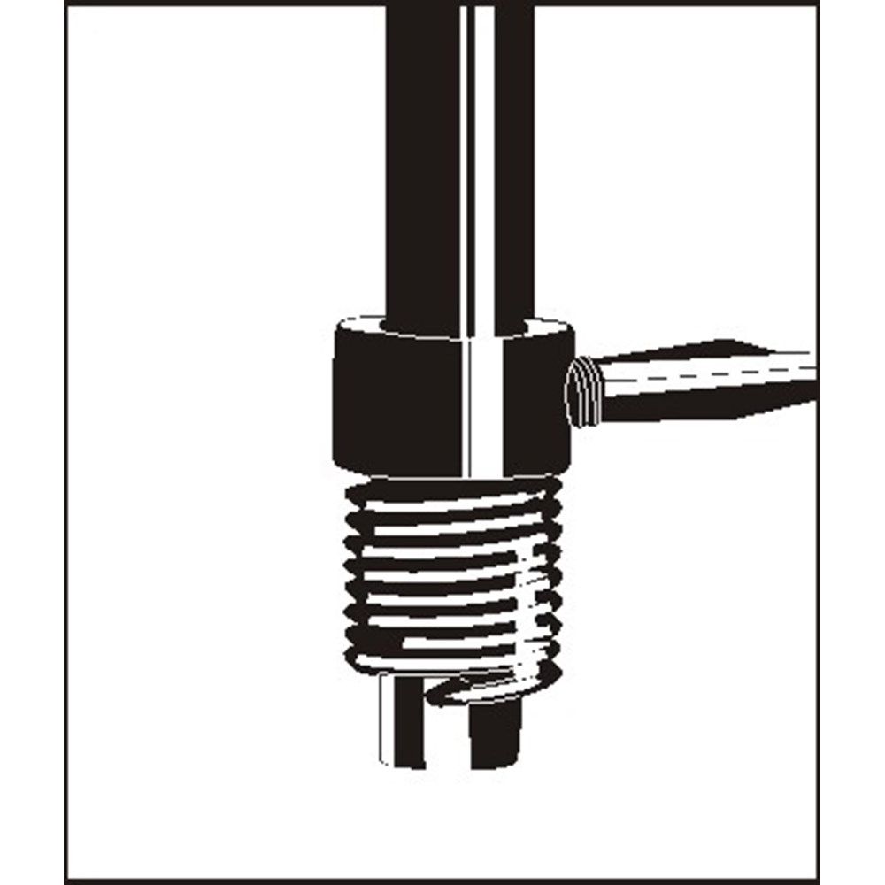 draadbus - Type S - vrij doorlopendtandard, DIN 8140, van roestvrij staal, M 8 x 1.25 2,0 D-5