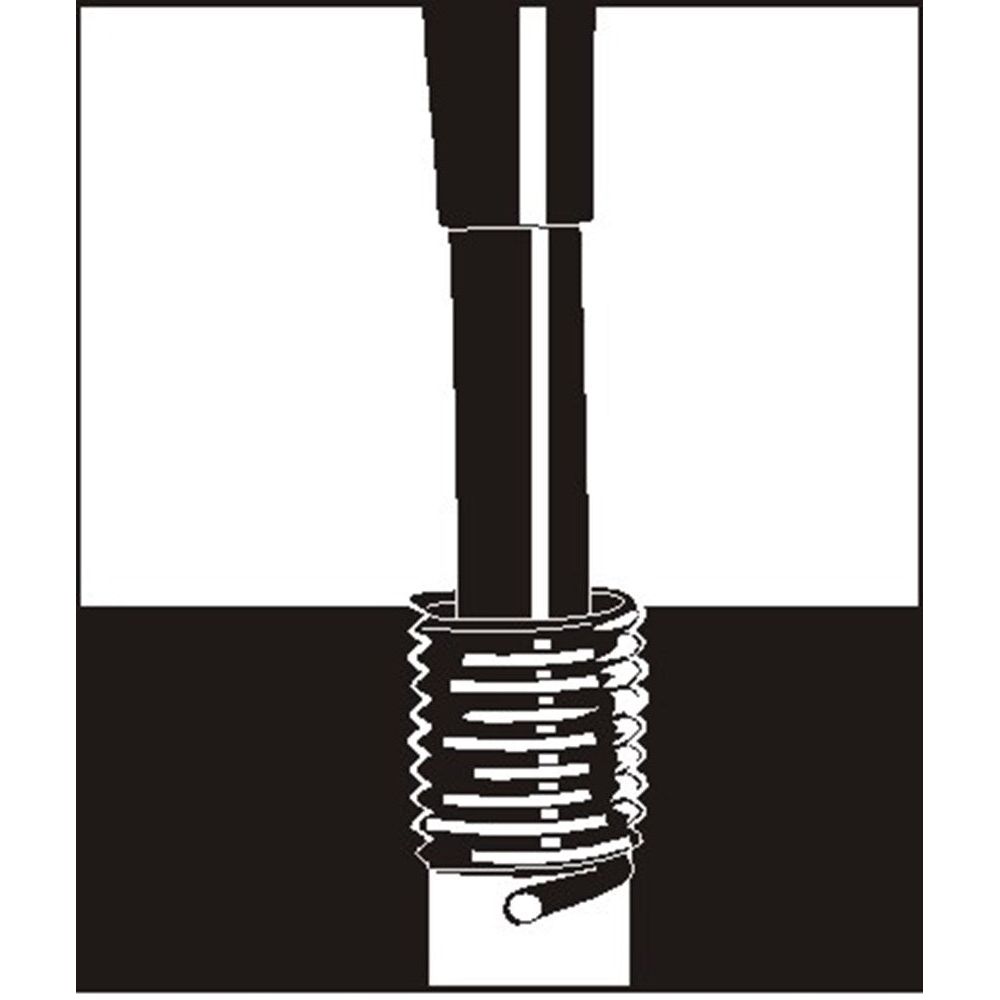 draadbus - Type S - vrij doorlopendtandard, DIN 8140, van roestvrij staal, M 10 x 1.5 2,0 D-7
