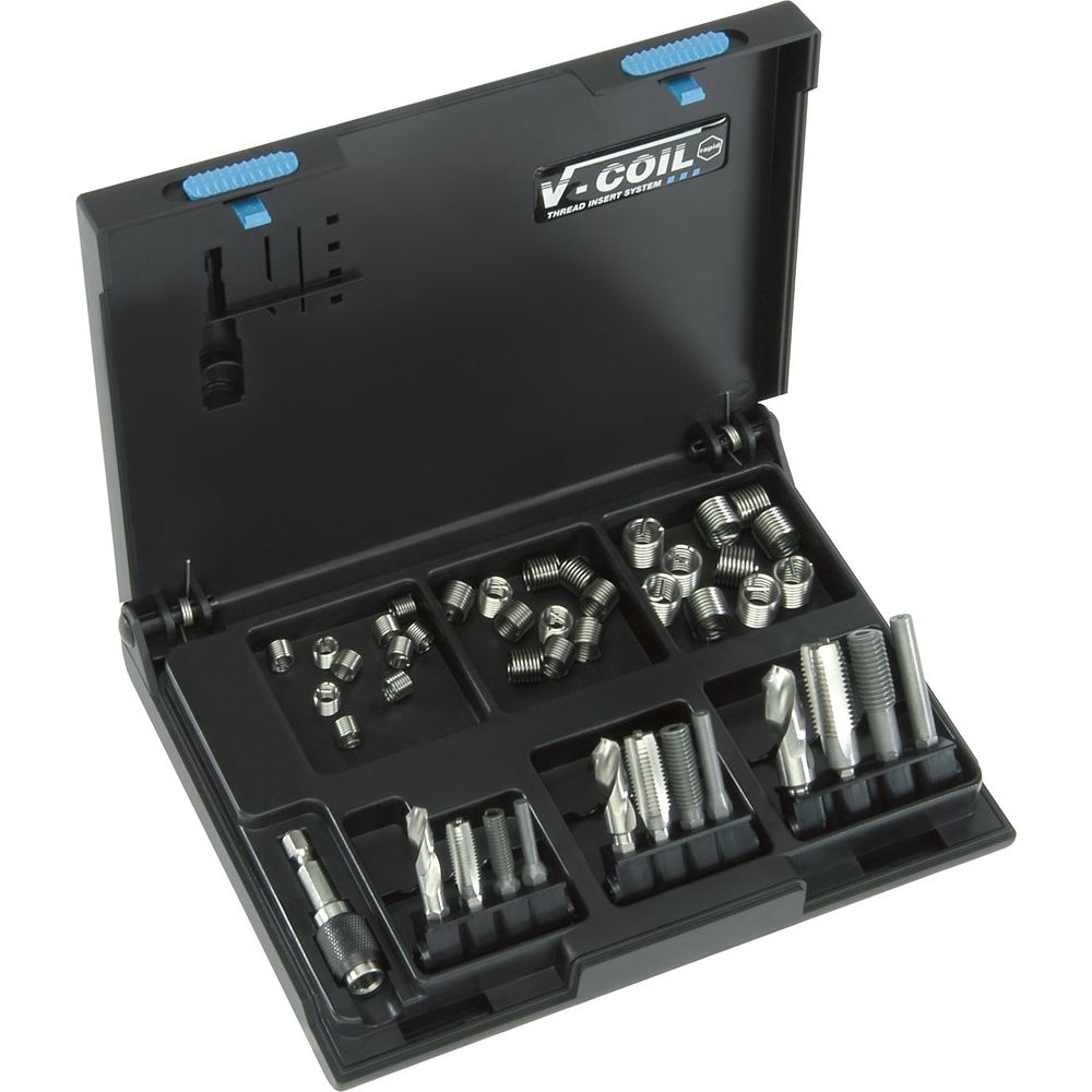 V-COIL rapid schroefdraad reparatie assortiment, M 6 - 10, STI-schroeftap-bits-0
