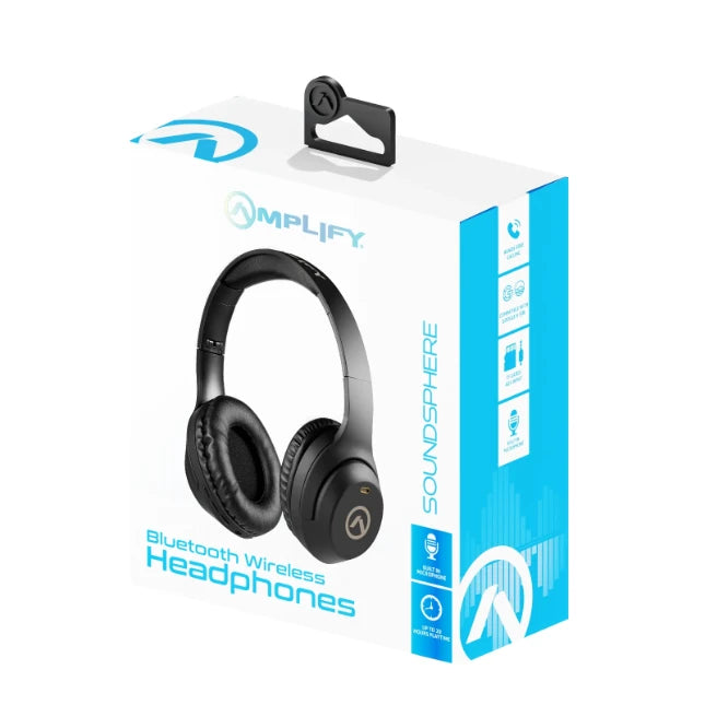 Amplify SoundSphere Draadloze koptelefoon – Zwart
