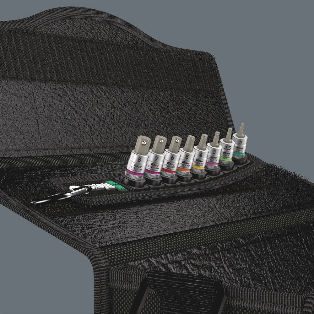 BELT A 2 ZYKLOP BINNENZESKANT BIT-DOPPEN-SET, MET VASTHOUDFUNCTIE, MET 1/4" -AANDRIJVING, 8-DELIG-8