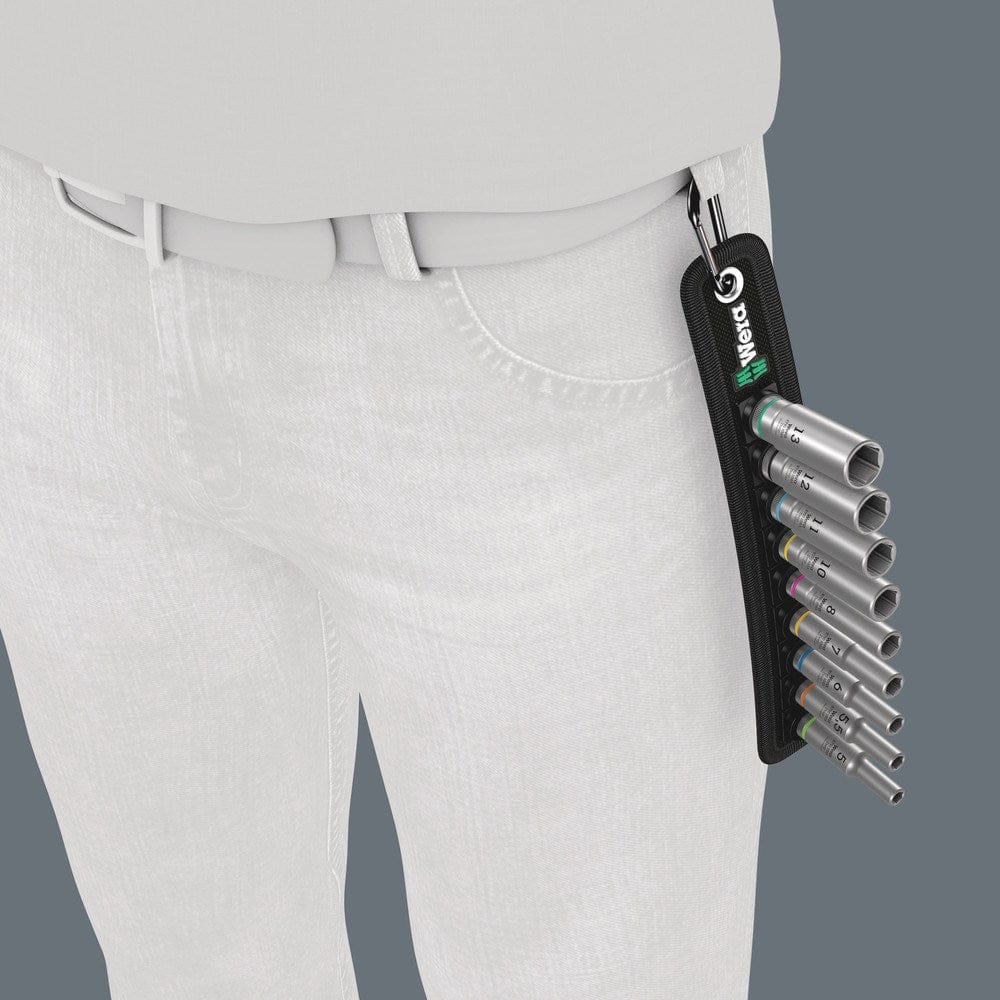 BELT A DEEP 1 DOPPEN SET, MET 1/4" -AANDRIJVING, 9-DELIG-10