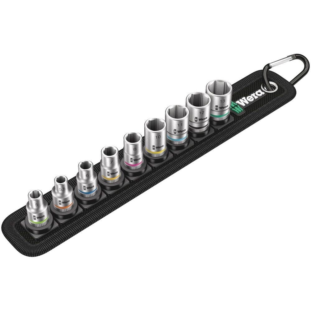 BELT A 4 ZYKLOP STEEKSLEUTELINZET-SET, MET 1/4" -AANDRIJVING, 9-DELIG-0