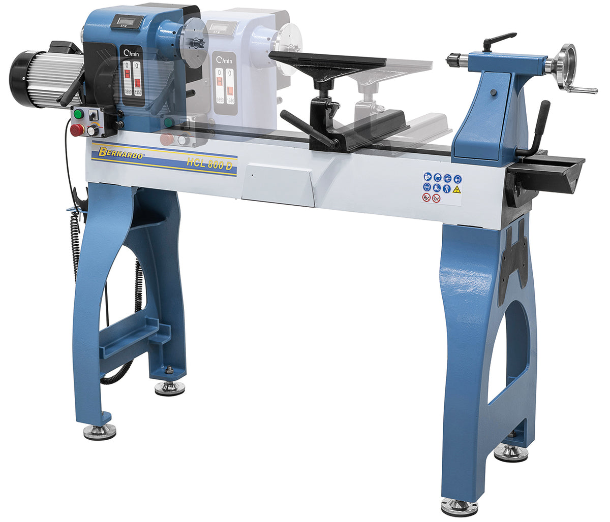 Bernardo Houtdraaibank HCL 800 D / 230 V - afbeelding 3