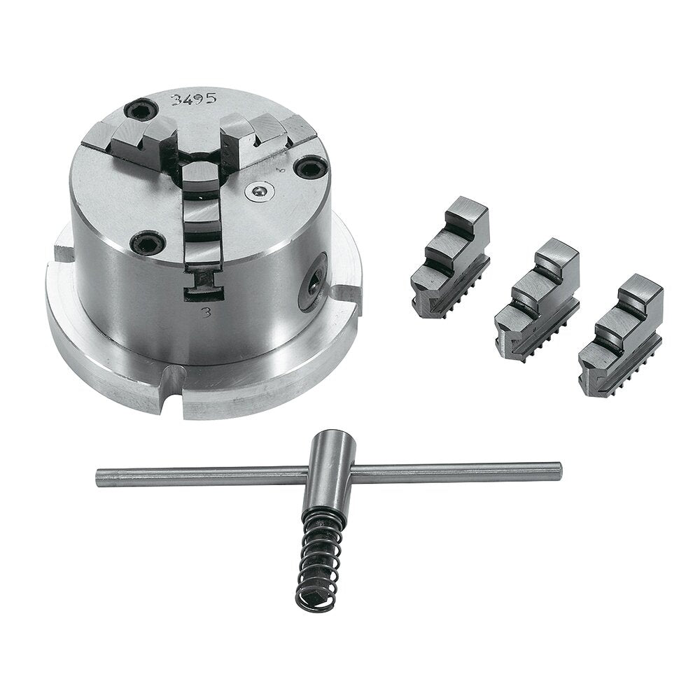 Bernardo 3-klauwplaat O80mm voor verdeeltafel Opspan O100mm