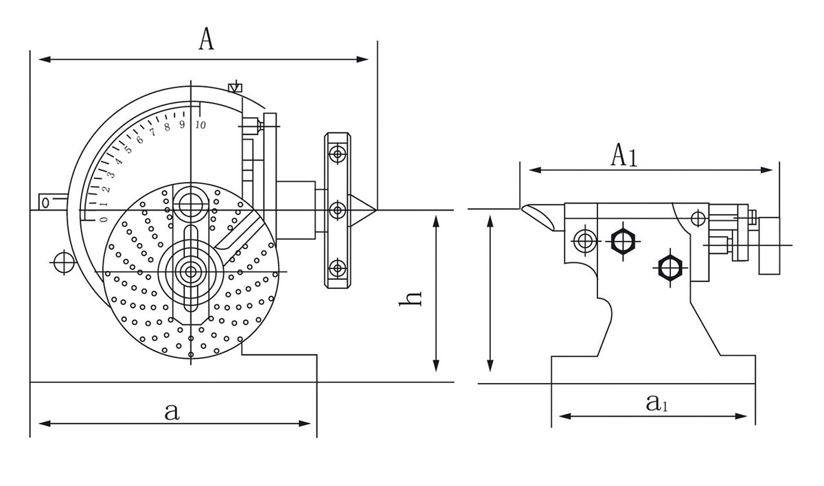 Bernardo Half-universele verdeelkop BS-1 (centerh. 128mm) - afbeelding 2